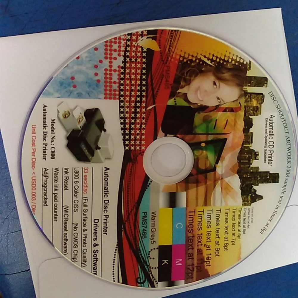 Автоматическая промышленная CD DVD диск ПВХ Карта струйная печатная машина для Epson L800 принтер с 50 CD лотков и 2PVC лотков для карт