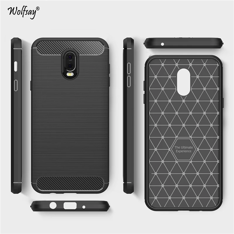 Wolfsay СПС чехол телефона samsung Galaxy C8 резиновый корпус мягкий силиконовый для C8/J7