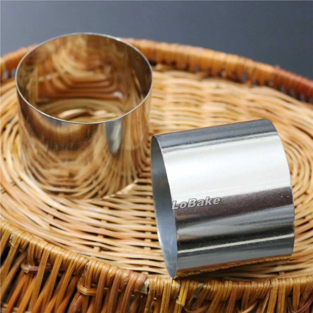 Кольцо сделай сам для выпечки 2 5 дюйма шт./лот|baking ring|stainless steel baking ringsmousse ring |