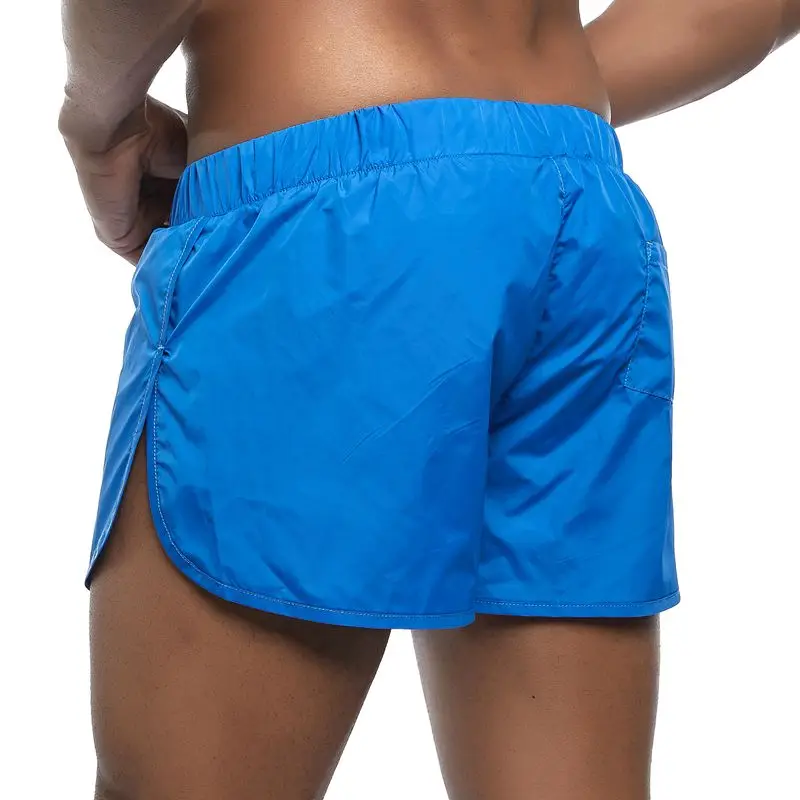 JOCKMAIL Side slit Dry Men's Board Shorts Summer Beach Surfing Man Swimming Shorts Athletic Sport Running Hybrid Home Shorts