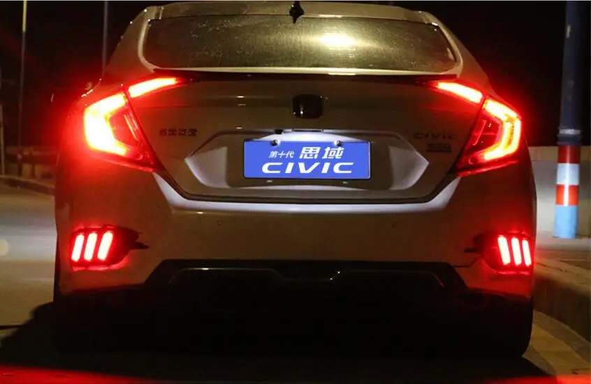 2 шт. автостайлинг фары для CIVIC 10th фары DRL год светодиодные ходовые огни биксеноновые фары противотуманные фары