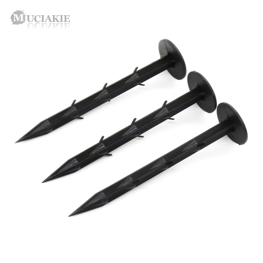 MUCIAKIE 50PCS 16cm Plastic Barb Gourd Stakes Cover Fixed Anchor Peg Garden Greenhouse Shading Net Anti Bird Netting Stake | Дом и сад