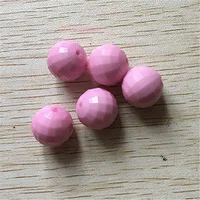 light pink Выберите размер и цвет) 10 мм/12 мм/14 мм/16 мм/18 мм/20 мм/22 мм круглые ограненные в виде земного шара бусины - Цвет: light pink