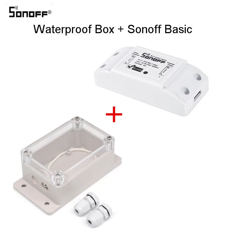 Водонепроницаемый чехол Sonoff IP66 для автоматизации умного дома Basic/RF/Dual/Pow/TH16/Pow