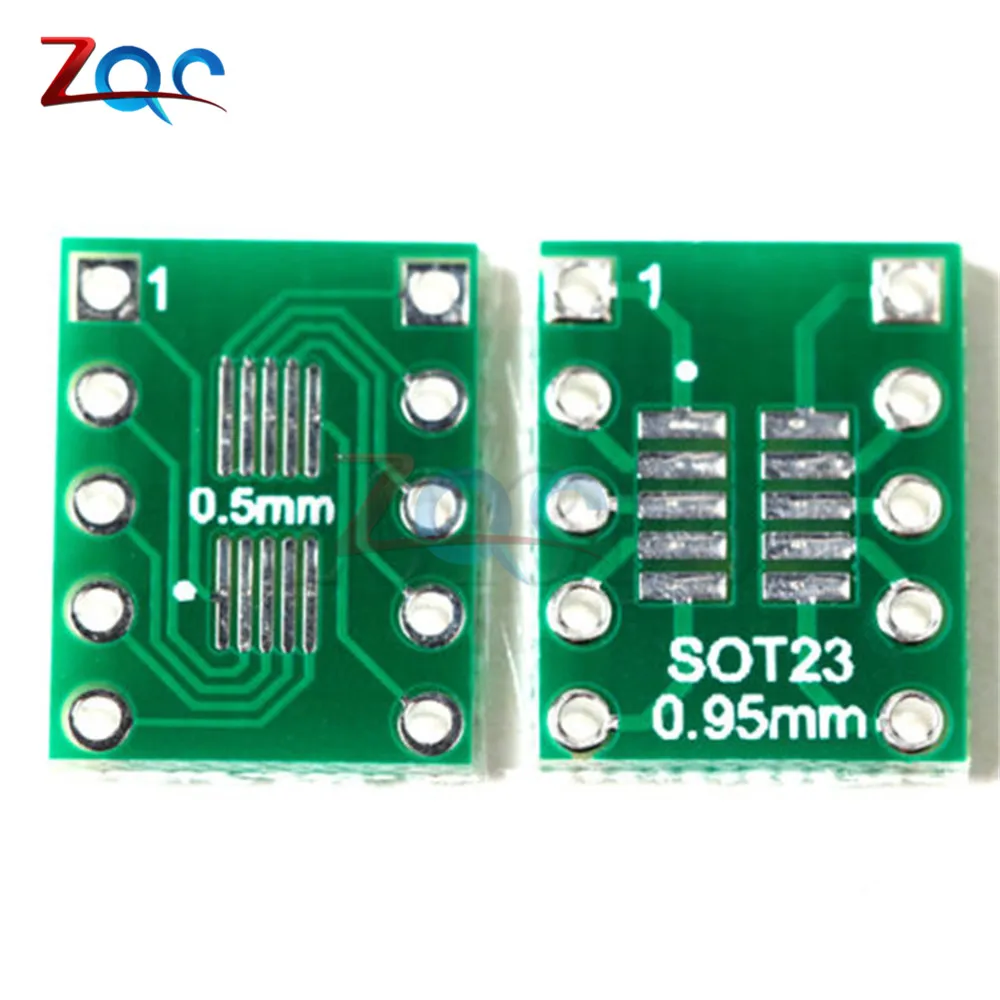 20 шт. SOT23 SOP10 MSOP10 Umax SOP23 to DIP10 Pinboard smd для dip адаптер пластины 0 5 мм/0 95 мм до 2 54 DIP Pin PCB