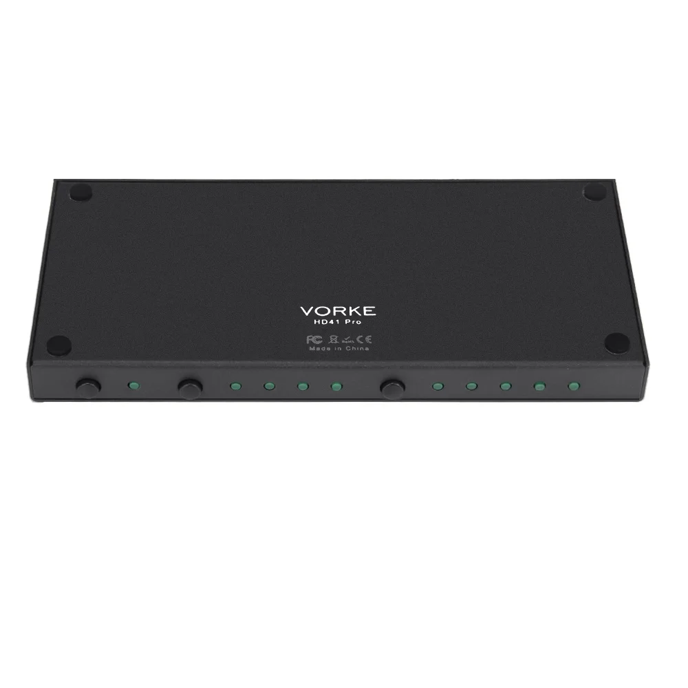 Оригинальный переключатель VORKE HD41 Pro 4k@60Hz(4:4:4) 10 бит HDCP2.2 ARC 18Gbps HDR оптический выход HDMI2.0b для Xbox One 360 PS3