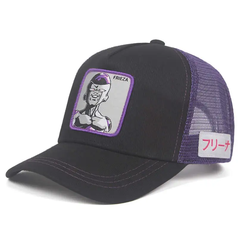 Бренд Вегета чехол Capsule corp Dragon Ball Z Snapback хлопок Бейсбол Кепки Для мужчин Для женщин в стиле «хип-хоп» для папы сетчатая шляпа Кепка-тракер в дропшиппинг - Цвет: FRIEZA