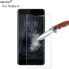 Защитное стекло, закаленное стекло 9H 2.5D для Nokia 6 2017, Android Phone Nokia6, защитная пленка 5,5 дюйма + инструменты для очистки