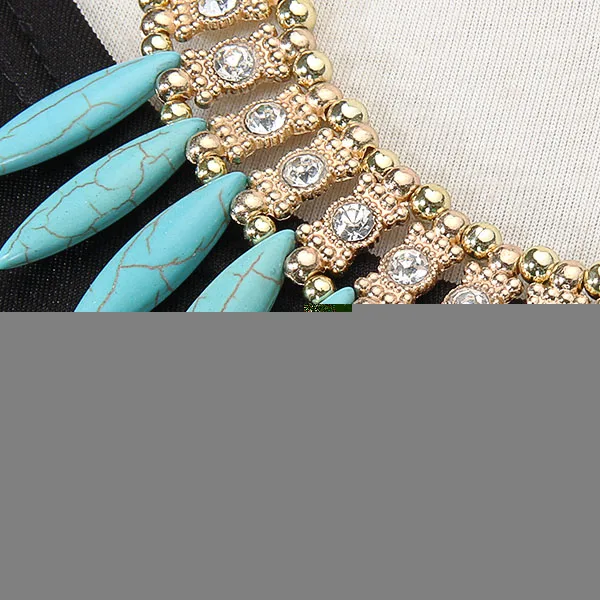 Модные женские туфли кристалл кулон цепь колье коренастый заявление нагрудник