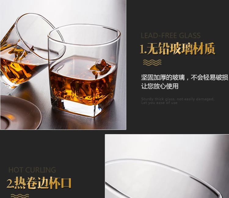 Lucky glass Вино Виски прозрачная стеклянная чашка бар Copas De Кристалл ручной выдувный выстрел подарок виски пивной стакан KTV Коктейльные Вечерние
