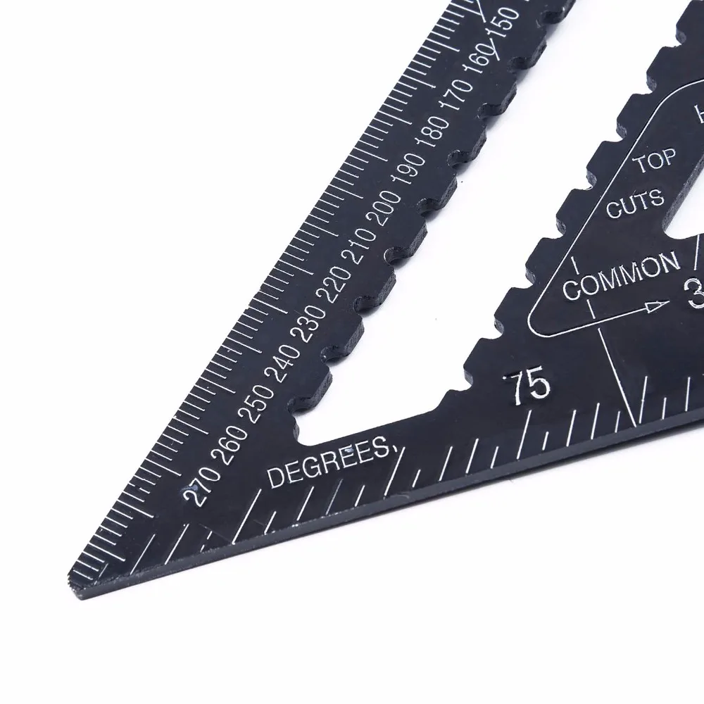 Треугольная измерительная линейка Метрическая из алюминиевого сплава с углом