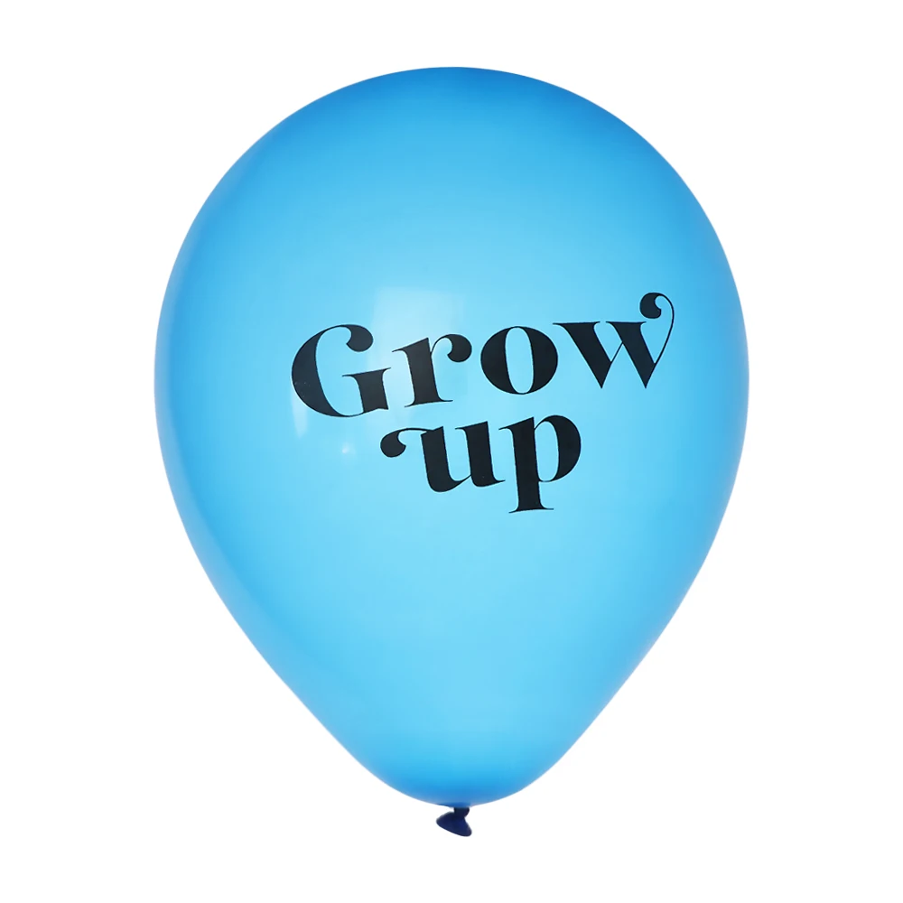 10 шт рывок шары вы старые Grow Up с днем рождения буквами оскорбительные Rude шар из