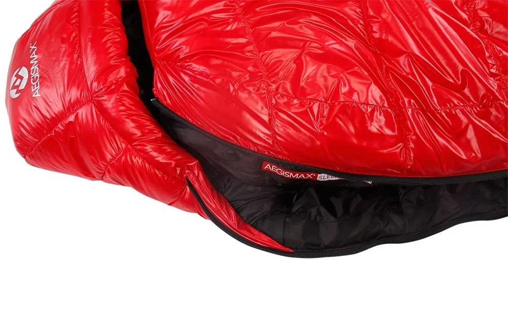 AEGISMAX C500 C700 Winter Warm Adult Duck Down Sleeping Bag Lightweight Outdoor Camping Mummy Sleeping Bag Fill Power 650