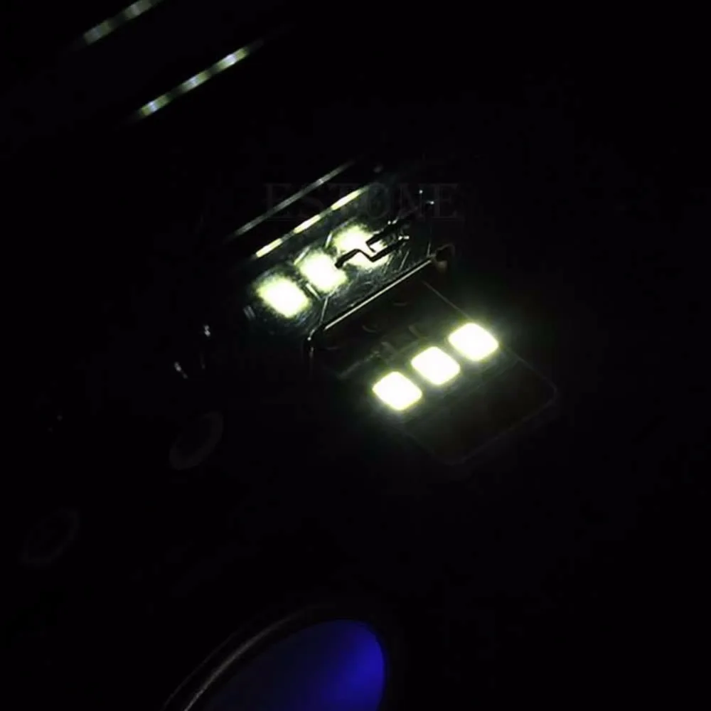 2 шт. светодиодный карманный карты Портативный ночной Светильник USB лампа