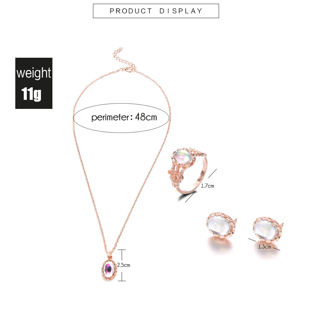 DoreenBeads NE + EA комплект романтических ювелирных украшений ожерелье и серьги цепочка