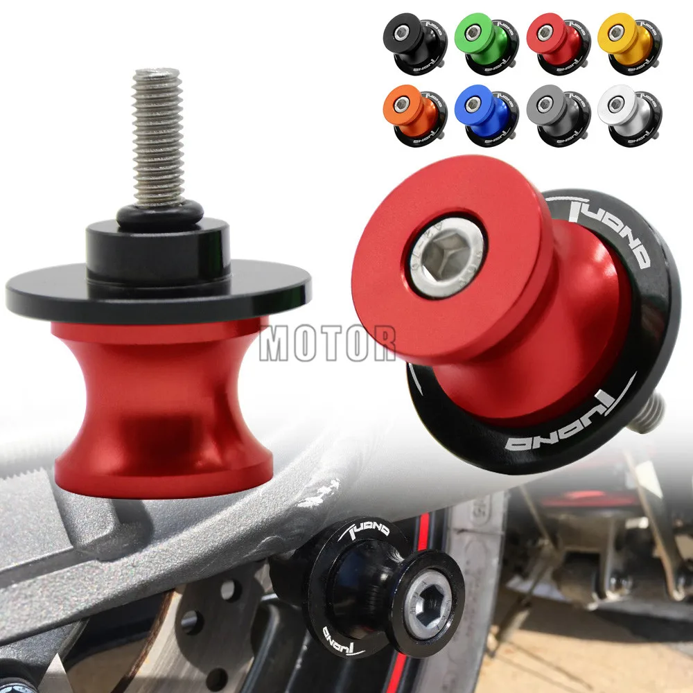 

6MM For Aprilia Tuono CNC Motorcycle Motorbike Rear Swingarm Sliders Spools Stand Paddock Screws Swing Arm Protector Cover 6 MM