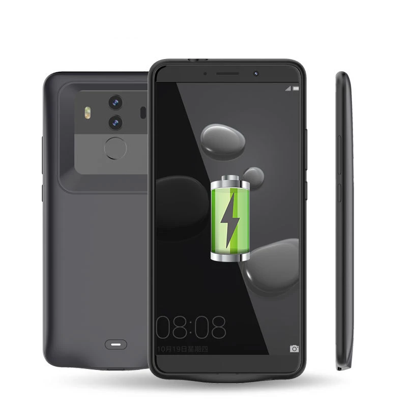 Black for Mate10 Pro 5200/6000 мАч портативное зарядное устройство чехол для HUAWEI mate 10 mate 10 Pro внешний резервный внешний аккумулятор чехол - Цвет: Black for Mate10 Pro