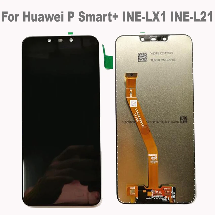 Полный ЖК дисплей 6 3 дюйма сенсорный экран дигитайзер в сборе для Huawei P Smart + ( Plus)
