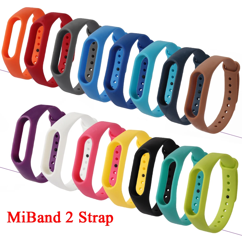 Замена Mi Band 2 ремешок силиконовый аксессуары анти потеря Спортивные ремни для Xiaomi