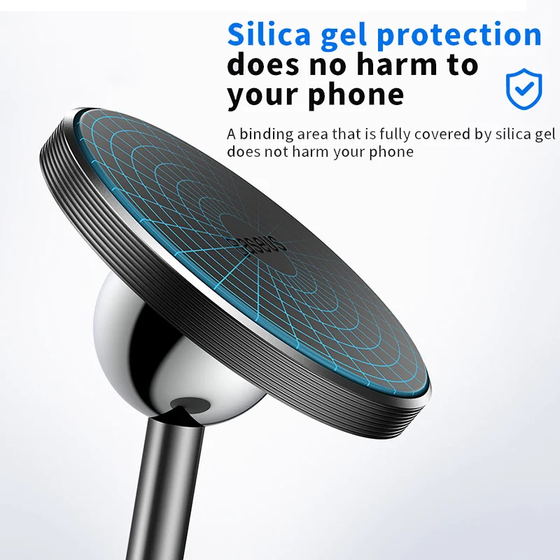 Baseus магнитный автомобильный держатель для телефона для iPhone samsung мобильный телефон стенд магнит 360 3D Вращение gps держатель на вентиляционное отверстие автомобиля держатель