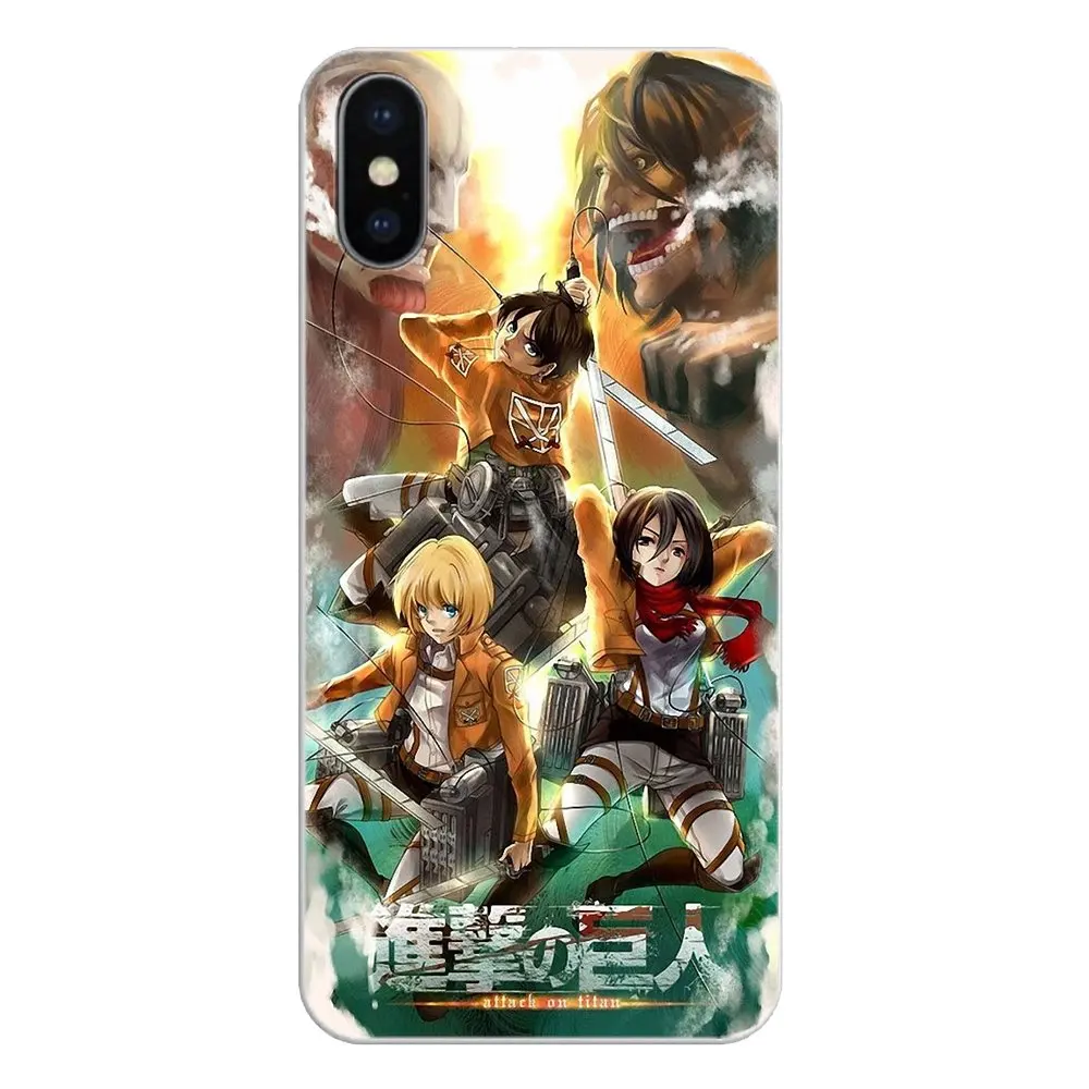 For HTC U11 One M7 M8 A9 M9 M10 E9 Desire 630 530 626 628 816 820 Motorola G G2 G3 Anime Attack on Titan wings Logo Phone Covers |