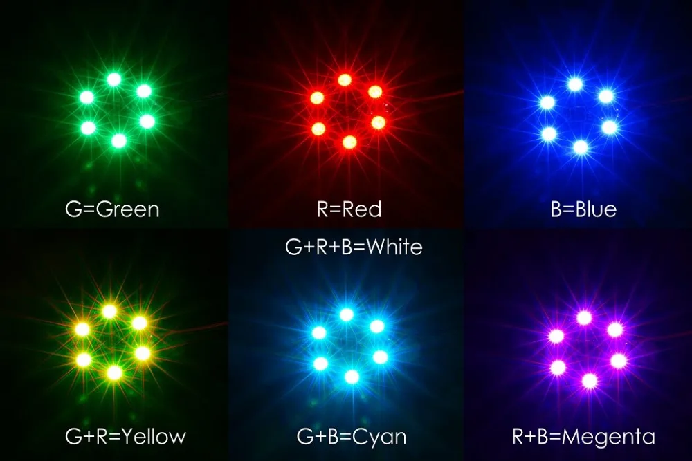 Matek RGB LED CIRCLE X8-16V 7-цветная световая панель/навигационные огни для DIY квадрокоптера