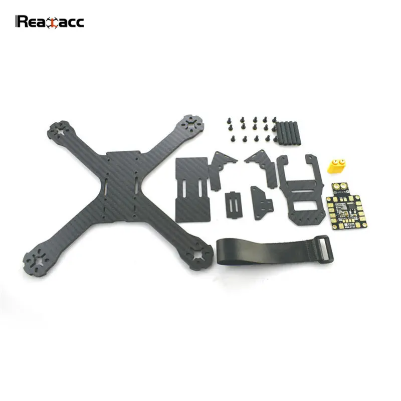 Оригинальная Гоночная рама Realacc X210 углеродное волокно 3 мм/4 мм FPV с корпусом Matek PDB