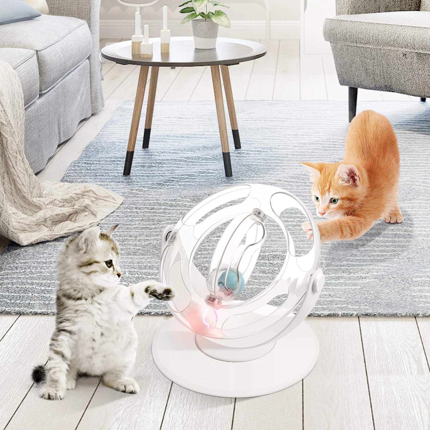 Забавная игрушка для кошек сумасшедший диск с шариком интерактивная мячи Торре