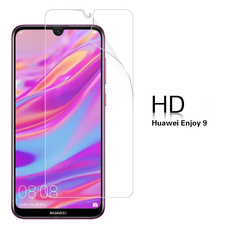 HD прозрачная глянцевая пленка для Huawei Enjoy 9 Honor Play 8A V20 Nova 4 P Smart Y7 Pro 2019 Антибликовая
