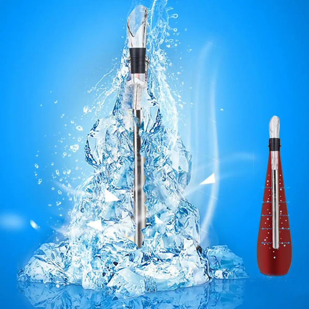 2 в 1 охладитель для вина из нержавеющей стали|wine cooler chiller|wine coolercooler cerveja |