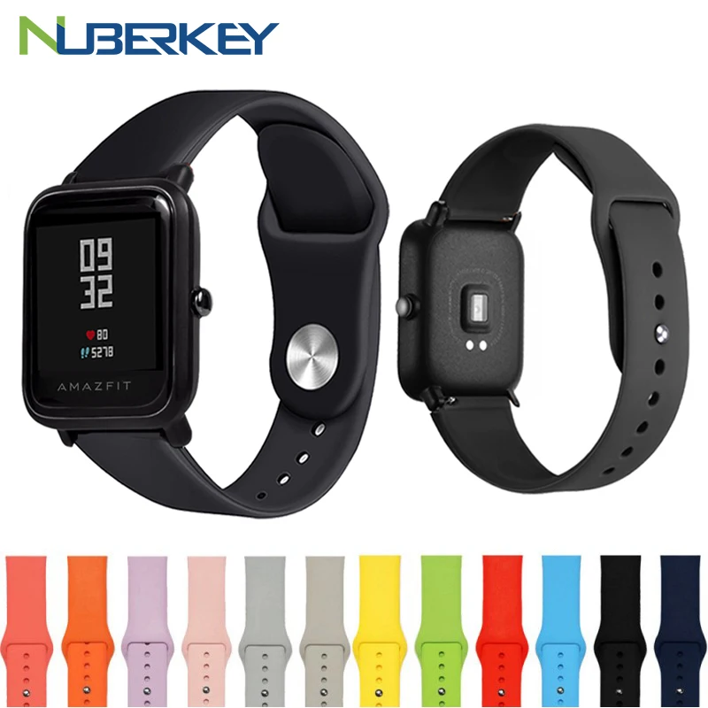 20 мм ремешки для Amazfit ремешок Bip Замена для Xiaomi Amazfit ремешок на запястье ремешки Huami Amazfit Bip ремешок для часов Brecelet