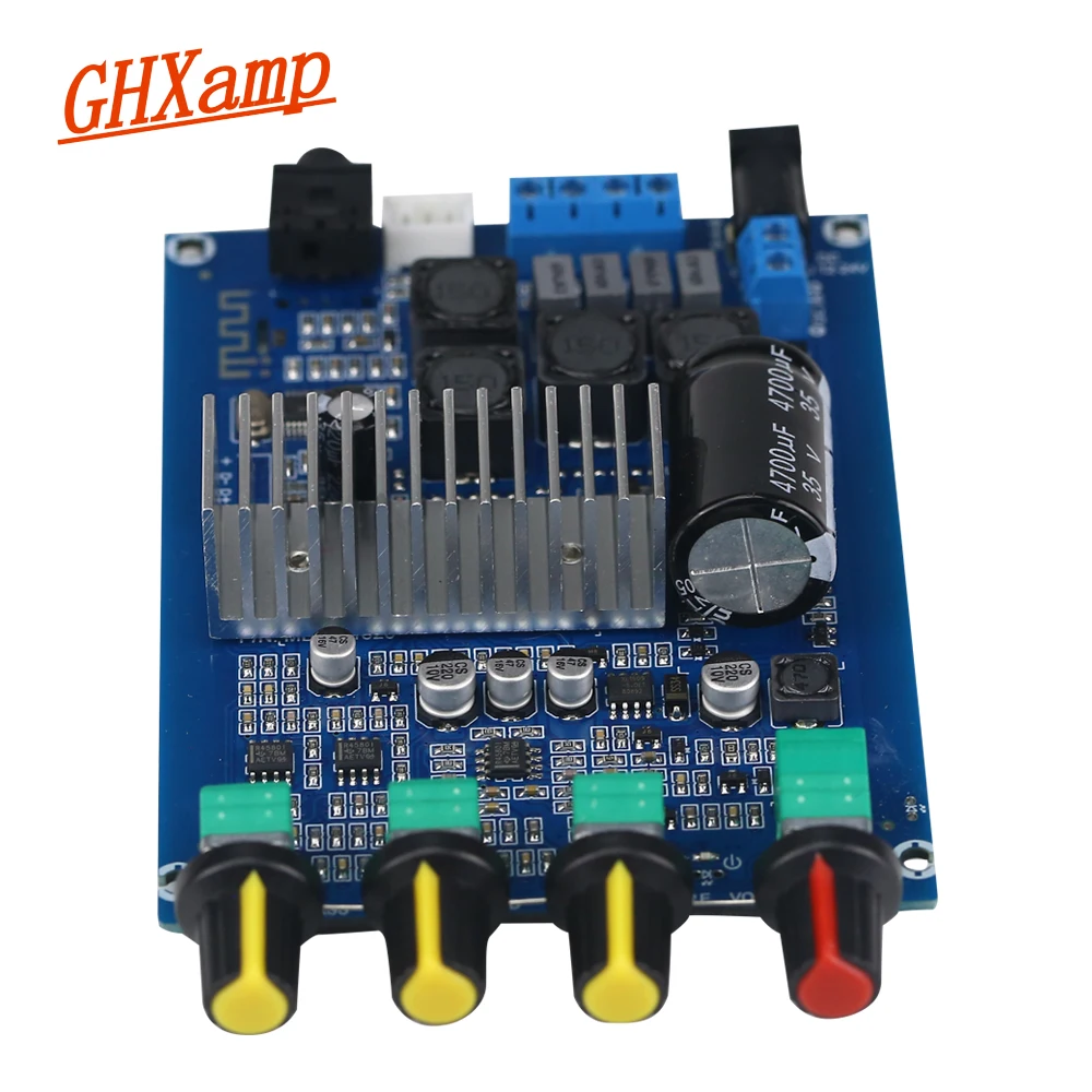 Ghxamp TPA3116 Bluetooth усилитель 50+ 50 Вт 2,0 усилитель цифровой аудио Плата с басом Средний твитер динамик Регулировка DC12-24V