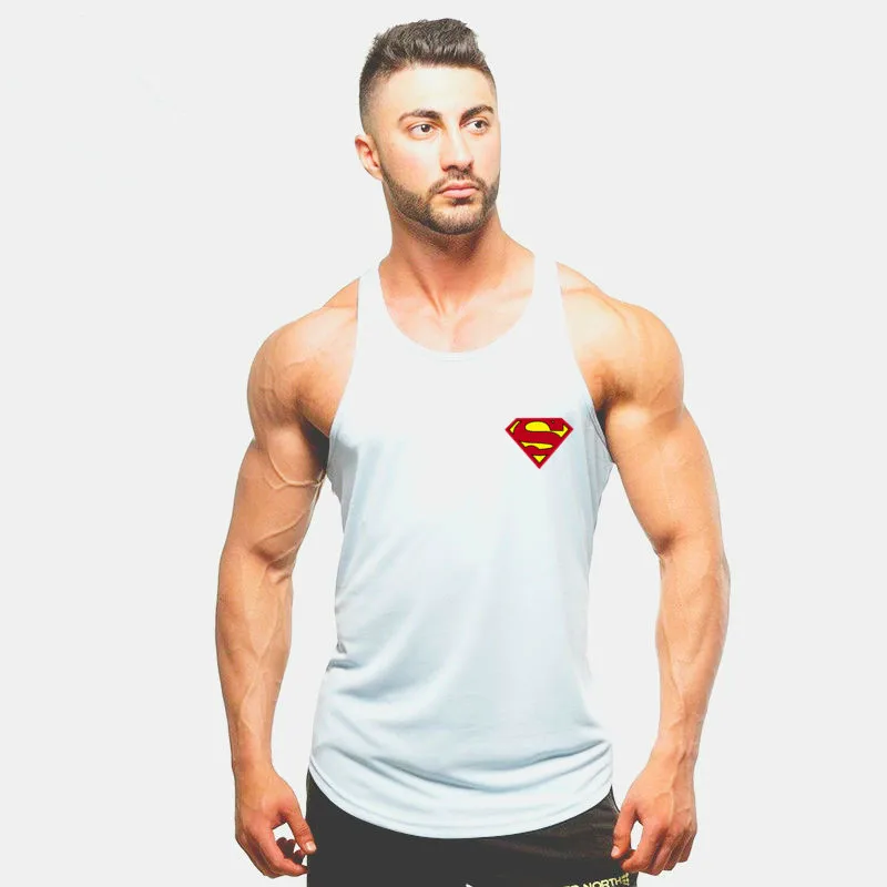 Бренд Super Hero Капитан Америка, брендовая одежда, мужские майки, майка, майка, Супермен, Стрингер, бодибилдинг, фитнес, мужские