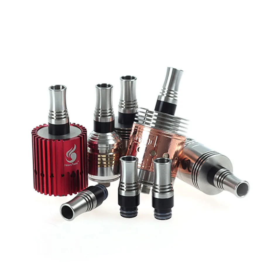 

ZZtech Electronic Cigarette Drip Tip 510 for Vape Atomizer 9Holes to Prevent Eliquid Slopping Drip Tip 510 Long Fit RDA RTA Tank