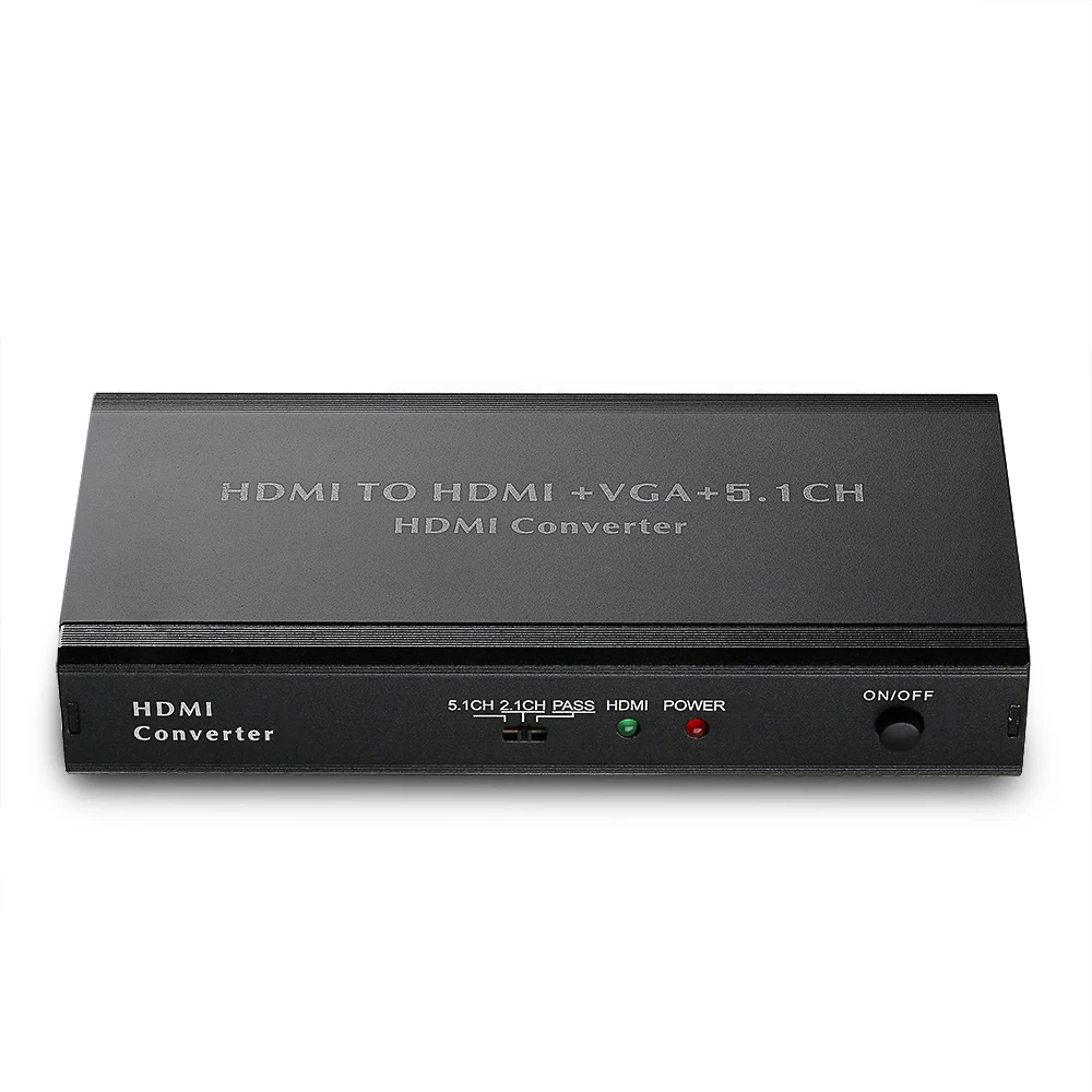 HDMI VGA SPDIF коаксиальный наушники 2CH/5.1CH аудио экстрактор адаптер преобразователя|hdmi