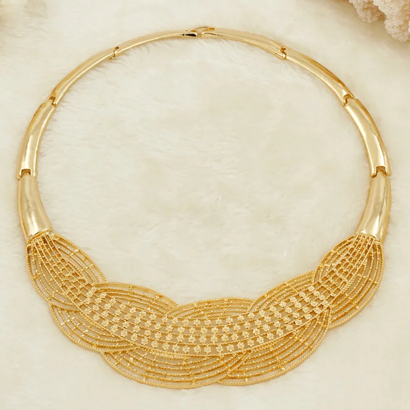 Распродажа оптом новые африканские турецкие Женские Ювелирные наборы Пшеница