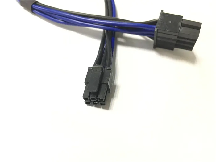 Высокое качество mini 6pin male к pcie 8pin видеокарта 6 pin 8 кабель питания для Mac Pro G5 GTX680 GTX480