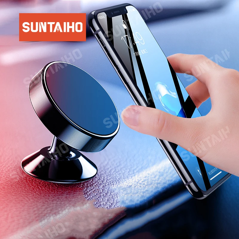 Suntaiho попсокет для телефона магнитный автомобильный подставка держатель для телефона для xiaomi автомобильный магнитный автомобильный держатель для iPhone XR XS Max мобильный телефон Автомобильный держатель