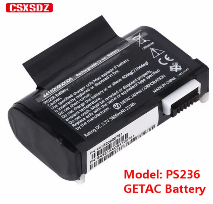 3,7 V 5600 mAh литий-ионный аккумулятор для Getac PS236, PS336, 441820900006, Getac PS236, PS336 батареи