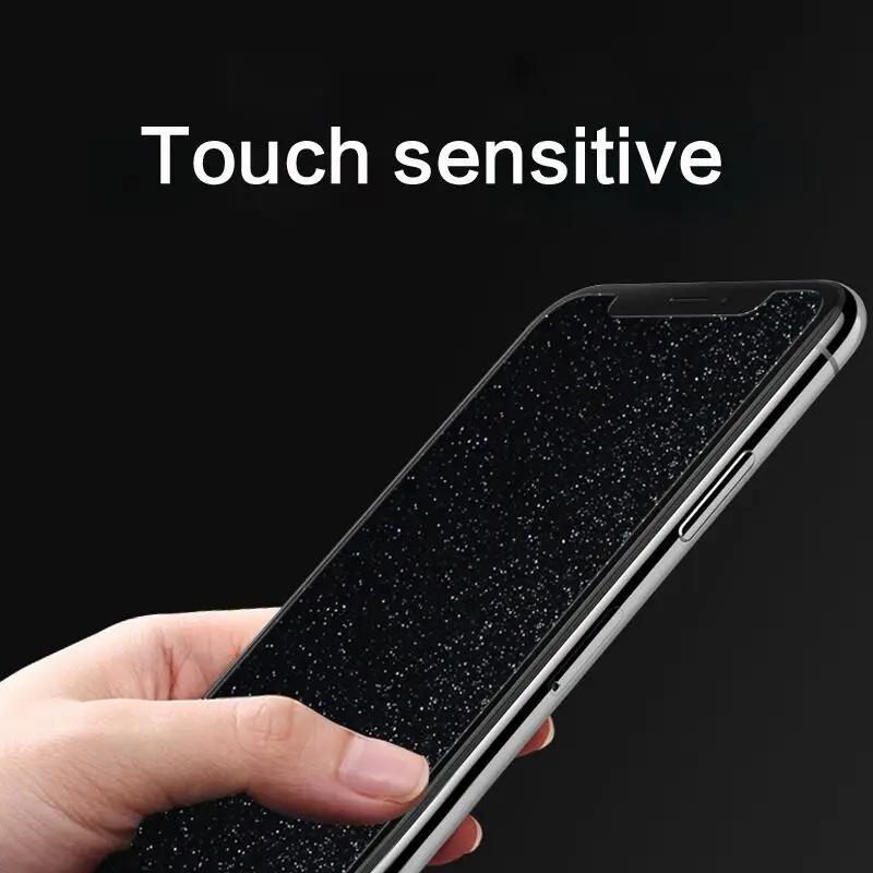 MWIHPHMS для iPhone 6s 7 8 Алмазный Блеск Закаленное стекло Защитная пленка для экрана для iPhone 6 7 8 Plus Передняя стеклянная пленка 9 H 2.5D