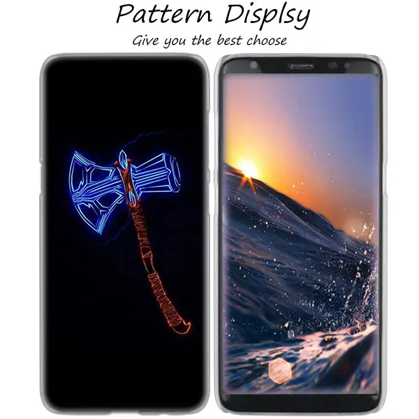 MLLSE Марвел герой Тор Горячий прозрачный жесткий чехол для samsung Galaxy S10 Lite S9 S8 Plus S7 S6 Edge S5 S4 Mini чехол