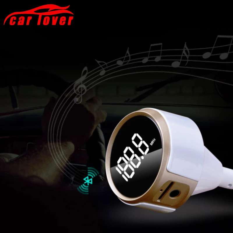 Новинка 12 В Bluetooth fm передатчик автомобильный беспроводной Автомобильный MP3