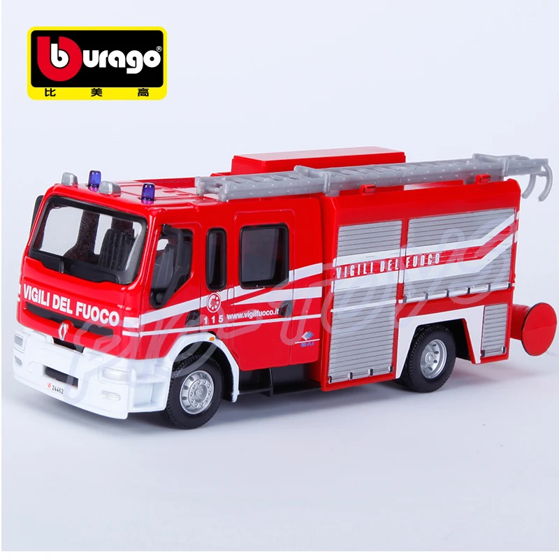Рождественский подарок Iveco Magirus 1/50 модель пожарная машина коллекция автомобилей