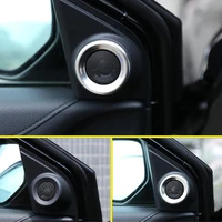 stainless steel for honda cr v crv 2017 accessories car interior a pillar speaker horn ring cover trim car sticker styling