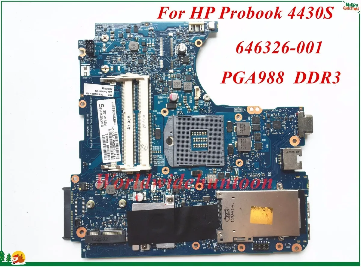 Высококачественная материнская плата 646326 001 для ноутбука HP Probook 4430S 6050A2465101 MB A02 PGA988