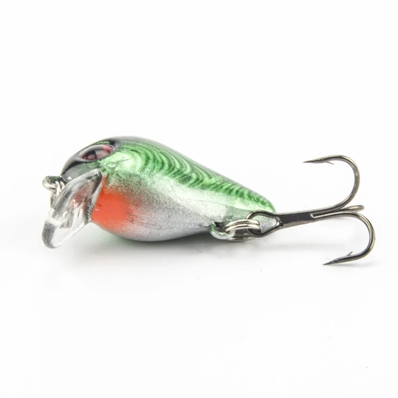 5 шт./лот распродажа 3 см 1 г Crankbait пластиковая воблер рыболовная плавающая