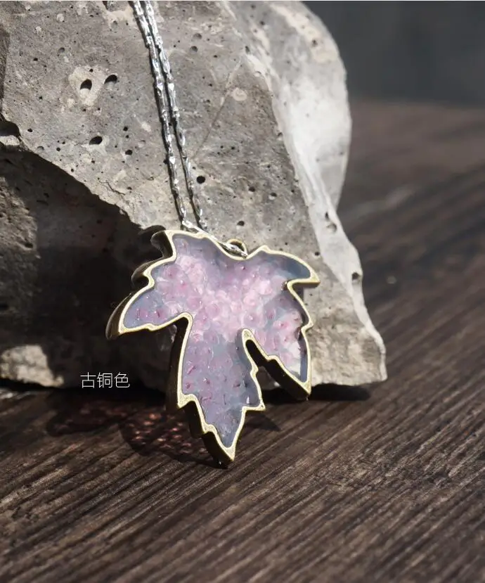 Красивое Ожерелье подвески в металлической оправе для изготовления ювелирных