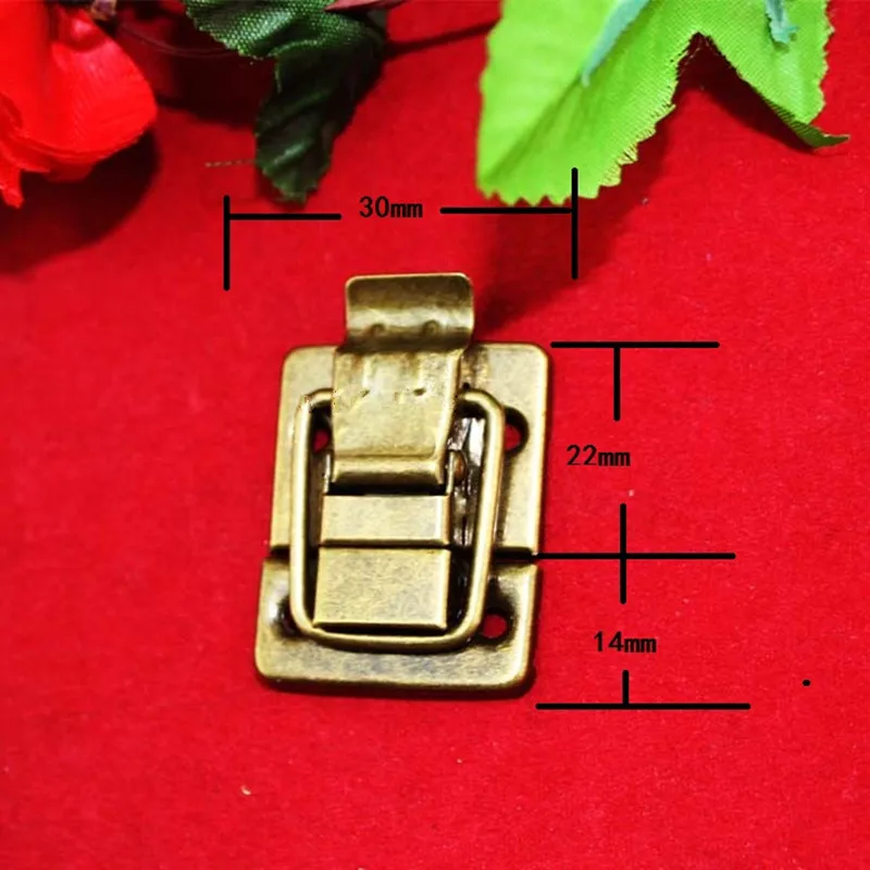 

Vintage Lock Antique Metal Jewelry Chest Box Gift Box Suitcase Case Buckles Toggle Hasp Latch Catch Clasp,30*36mm,1PC