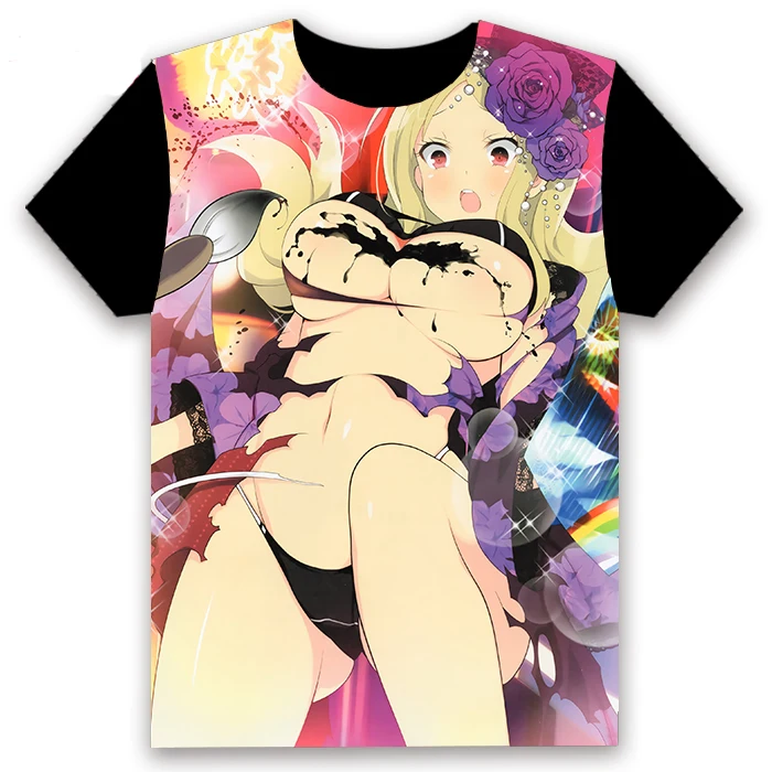 Модная футболка с аниме Senran Kagura Shinovi VS Kayano Ai косплей коротким рукавом унисекс