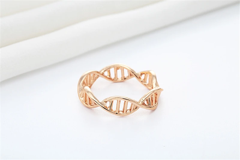 Модные золотые серебряные ажурные Спиральные кольца с хвостом простые ювелирные